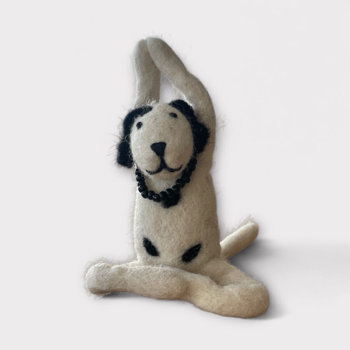Yoga figur hund filt dekoration Nepal