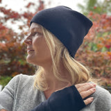 Cashmere Beanie Black