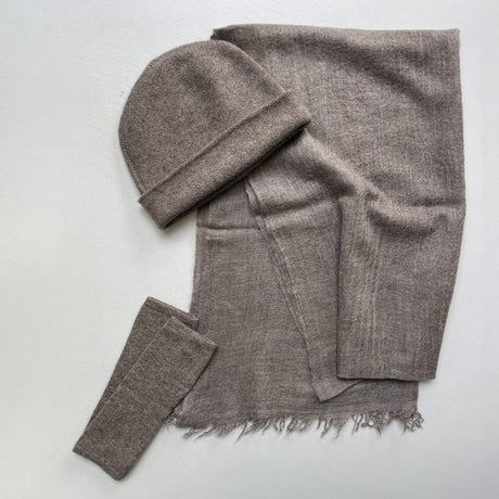 Coffee brown cashmere