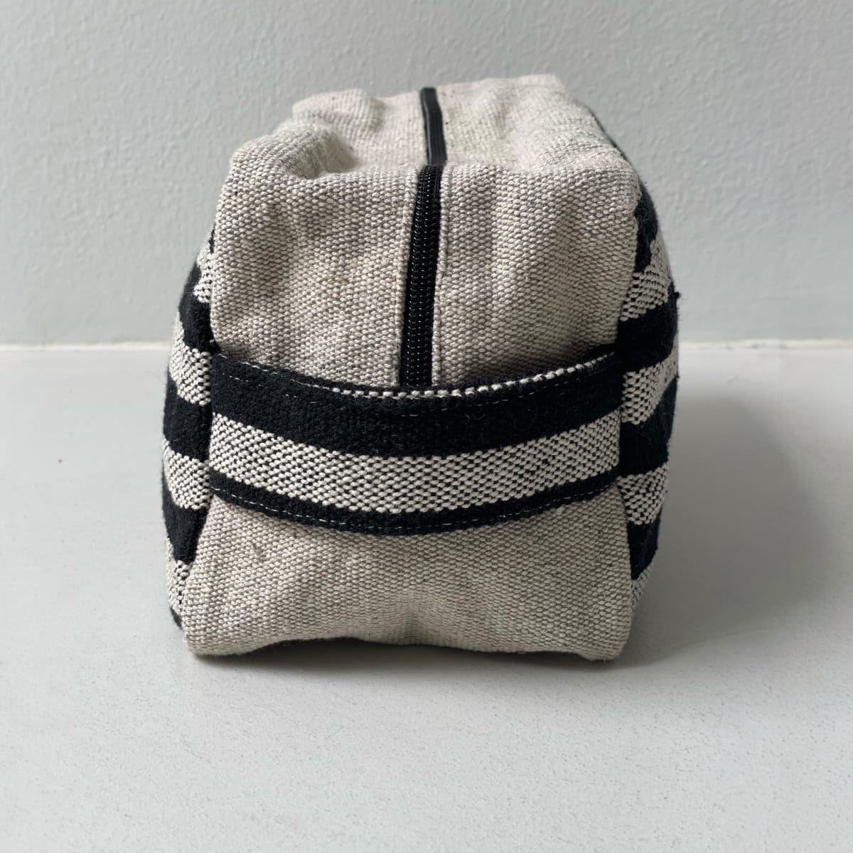 Rejse toilettasker beige og sort