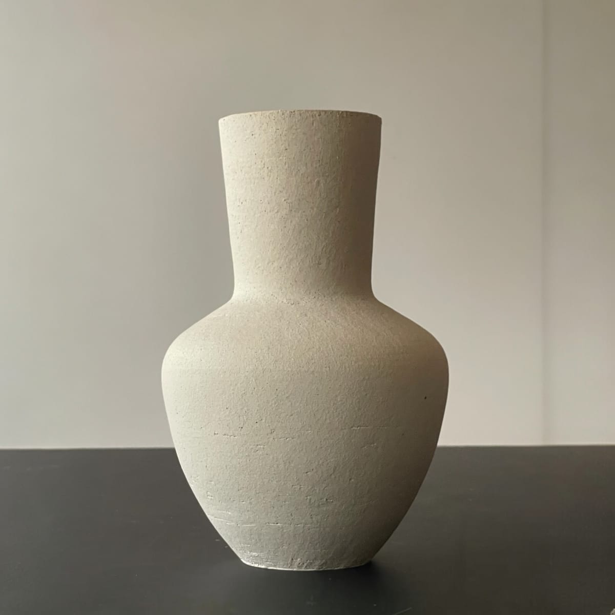 Hvid keramikvase
