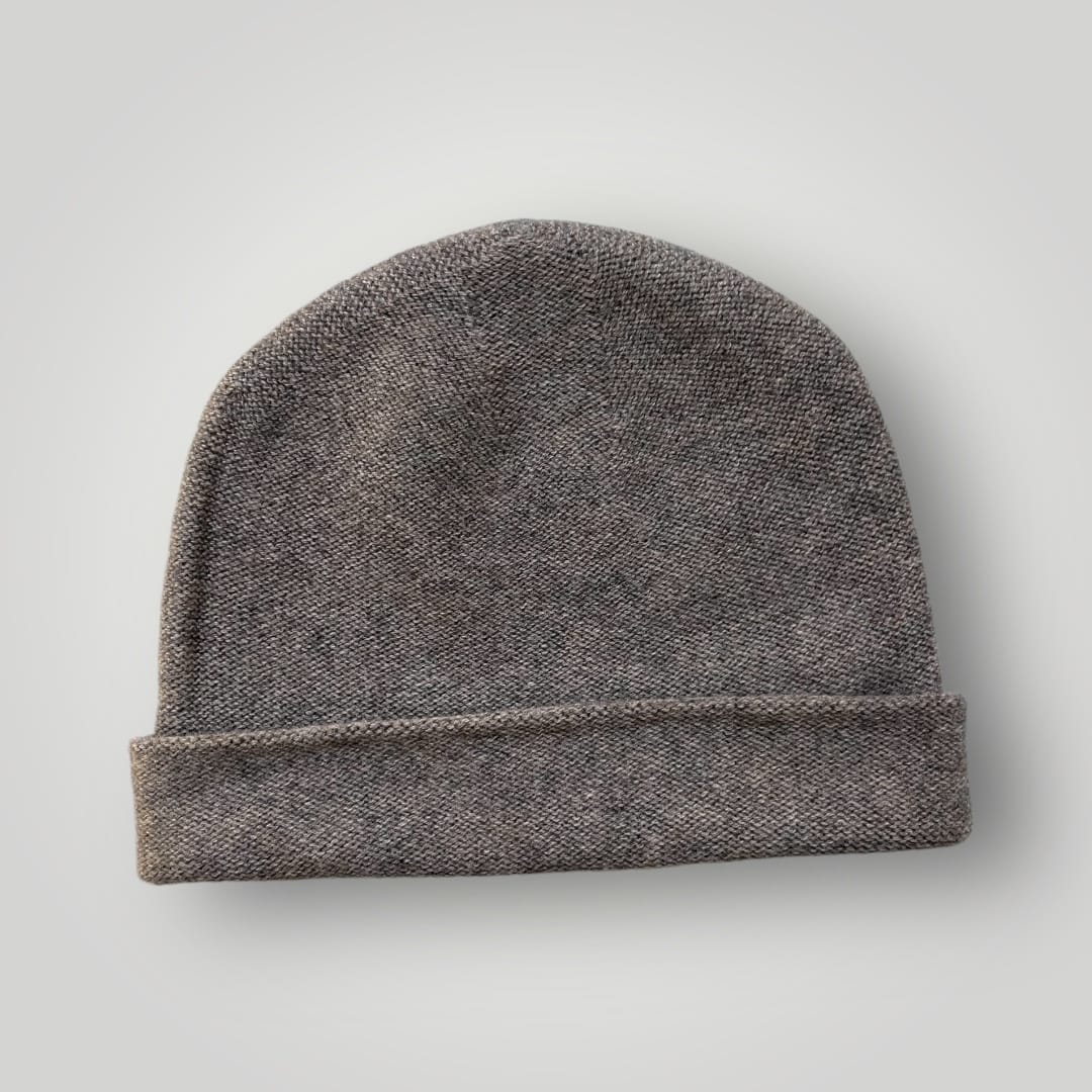 Cashmere beanie kaffebrun