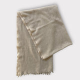 Cashmere tørklæde pudder