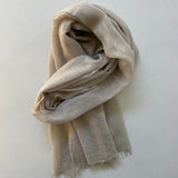 Cashmere tørklæde ultra fin