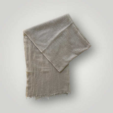 Cashmere tørklæde taupe grey