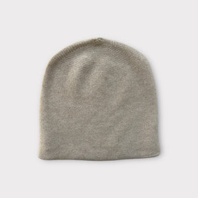Cashmere beanie pudderfarvet