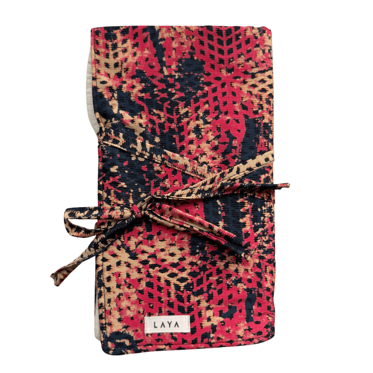 Laya strikkepindeetui til rundpinde af upcycled sari lavet i Nepal