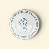 Tallerken 13-15 cm – Simone Double Flower Blå