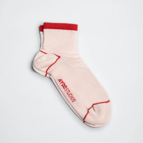 Aydo Studio Nice Barely Pink strømper 36-40 rillet strik