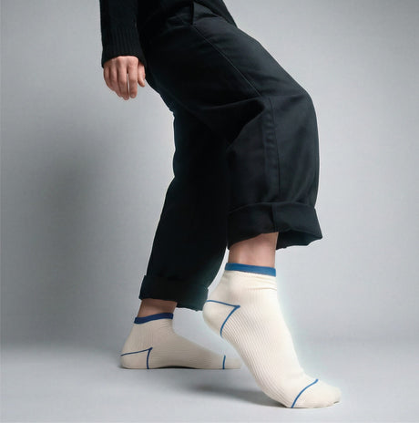 Aydo Studio Nice Pearled Ivory strømper 36-40 mid calf