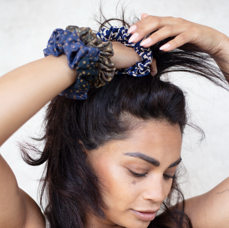Luni – Sari scrunchie #3