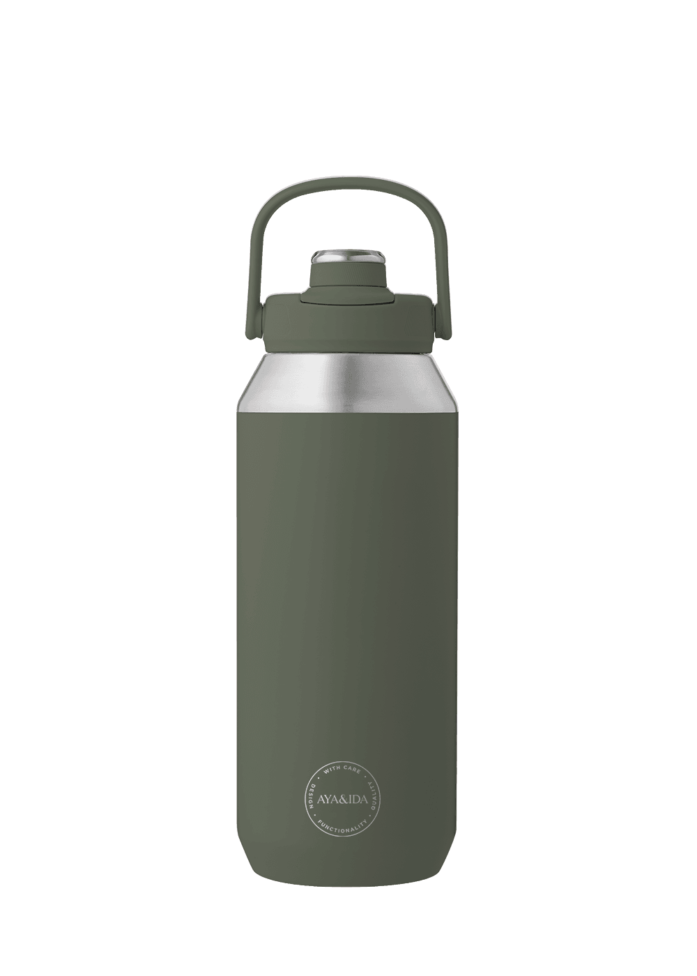 AYA&IDA Sports Bottle 950 ml Tropical Green drikkedunk i rustfrit stål