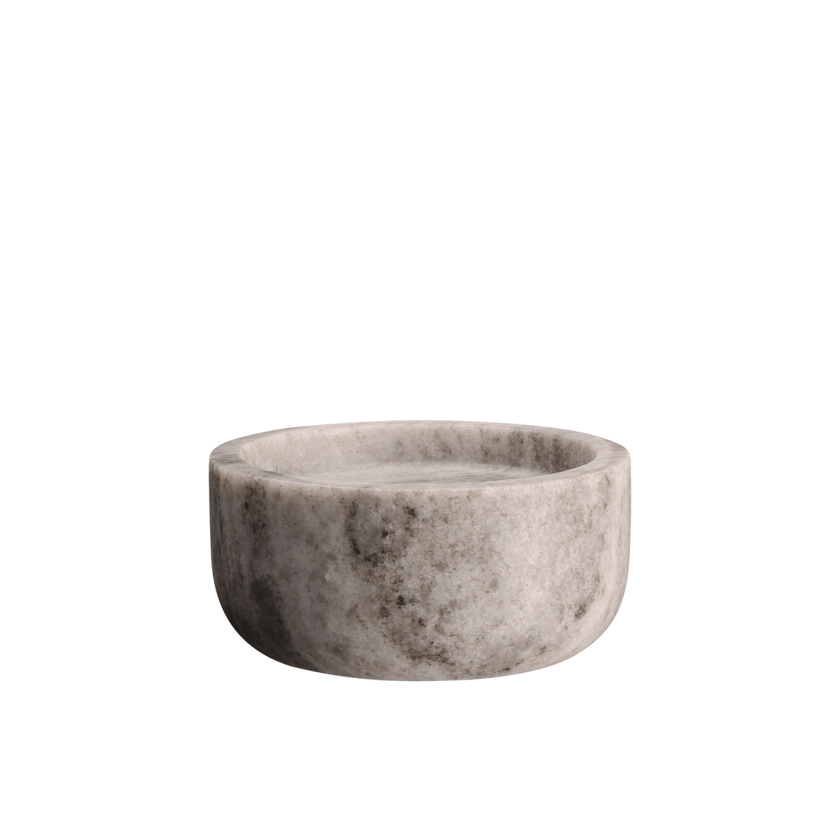 Marmorstage til bloklys, Desert Beige, 10 x 5 cm