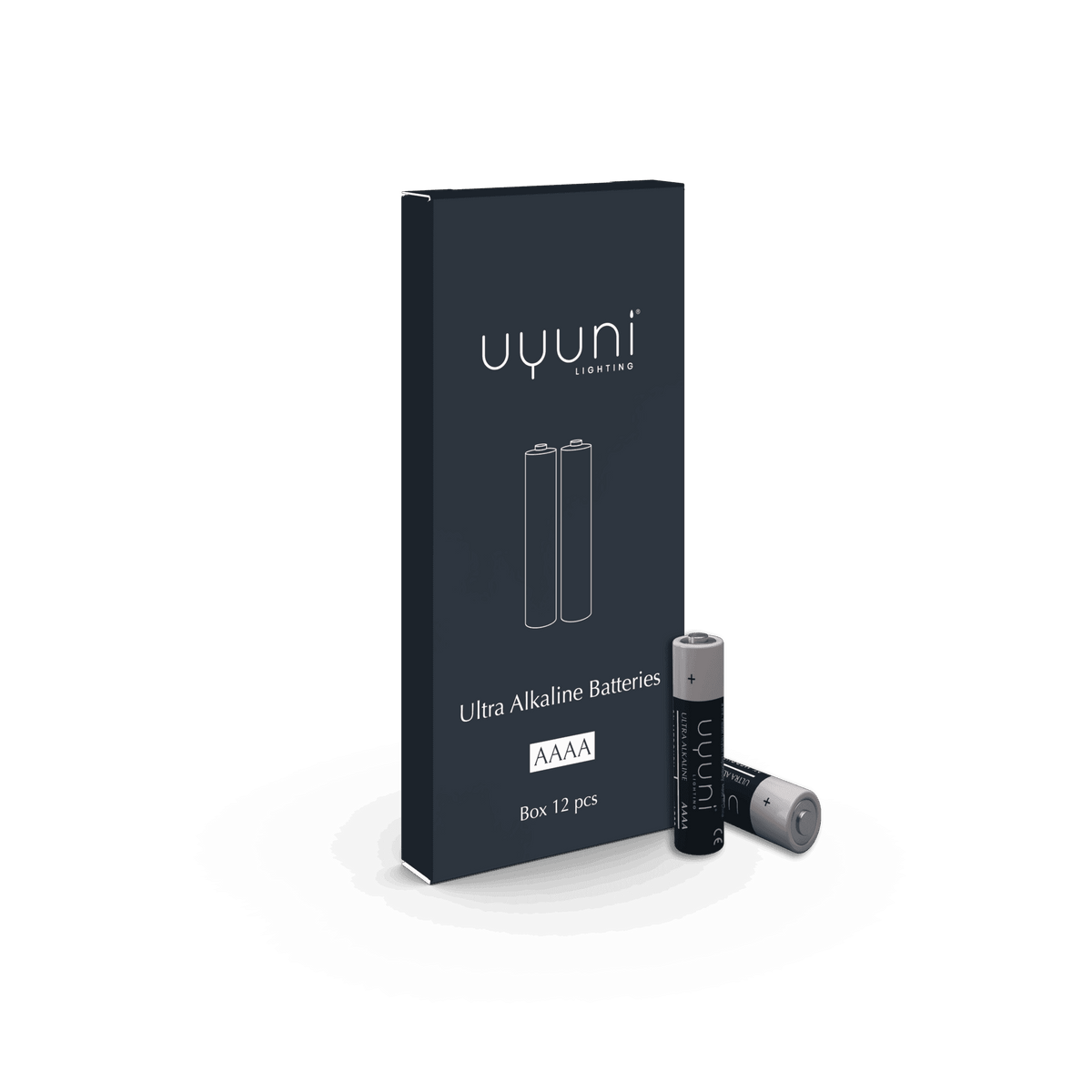 Uyuni batteripakke med 12 stk. AAAA 1,5V batterier