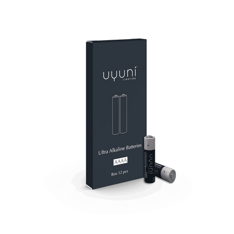 Uyuni batteripakke med 12 stk. AAAA 1,5V batterier