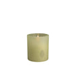 Uyuni LED lys i glas, Light green leaf, 9,2 x 10,2 cm