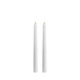 Uyuni LED Kronelys, Nordic White, 25 cm (Smooth, 2 stk.)