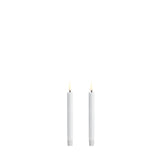 LED mini lys, Nordic White Waxed, 1,3×13,8 cm (2-pak)