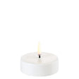 Uyuni LED Fyrfadslys, Nordic White, 6 cm (Smooth)