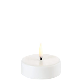 Uyuni LED Fyrfadslys, Nordic White, 6 cm (Smooth)