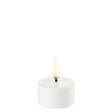 Uyuni LED Fyrfadslys, Nordic White, 4 cm (Smooth)