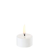 Uyuni LED Fyrfadslys, Nordic White, 4 cm (Smooth)