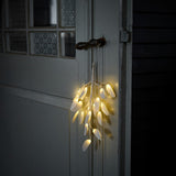 LED Mistelten i papir, Vanilla, 15 x 26 cm
