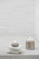 Uyuni LED Fyrfadslys, Nordic White, 6 cm (Smooth)