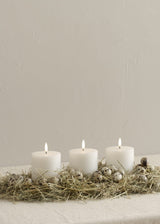 Uyuni LED Bloklys, Nordic White, 7,8x10 cm (Smooth)