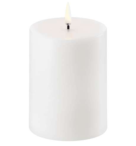 Uyuni LED Bloklys, Nordic White, 7,8x10 cm (Smooth)