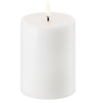 Uyuni LED Bloklys, Nordic White, 7,8x10 cm (Smooth)