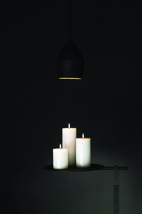 Uyuni LED Bloklys, Nordic White, 7,8x10 cm (Smooth)