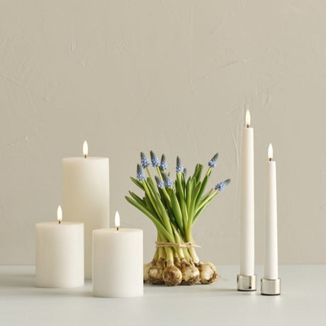 Uyuni LED Bloklys, Nordic White, 7,8x20 cm (Smooth)