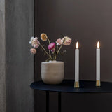 Uyuni LED Kronelys, Nordic White, 20 cm (Smooth, 2 stk.)