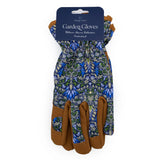 William Morris Snakeshead havehandsker til kvinder fra Robert Frederick med blå blomsterdesign