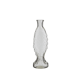 lille glasvase formet som fisk i klart glas 20 cm dekorativ vase