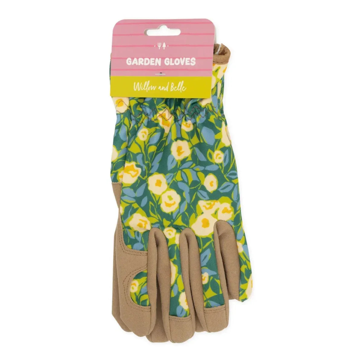 Willow and Belle havehandsker til kvinder fra Robert Frederick med dekorativt blomsterprint