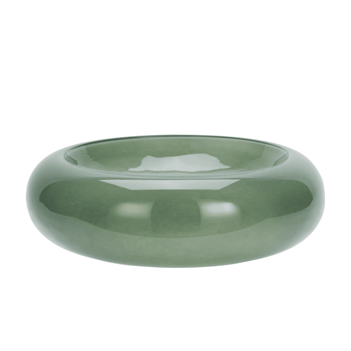 Madam Stoltz – Glasskål Grøn Ø33 cm