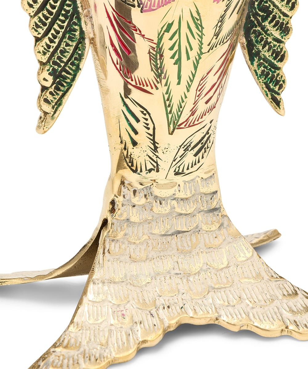 Messingvase fiskevase