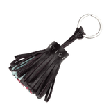 ORTIGIA - POMPOM KEYRING - PLUM TRICOLORE