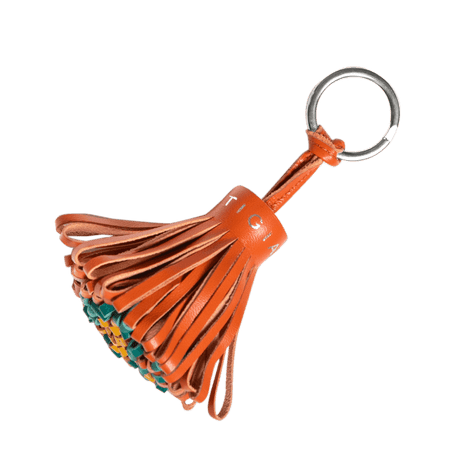ORTIGIA - POMPOM KEYRING - NEROLI TRICOLORE