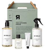 Rebelle Copenhagen The Kitchen Pause gaveæske med opvaskemiddel, rengøring, håndcreme og rumspray